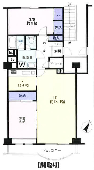 鎌倉ロジュマンＤ棟の間取り