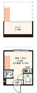 【間取り】 | ハーモニーテラス北新宿Ⅱ