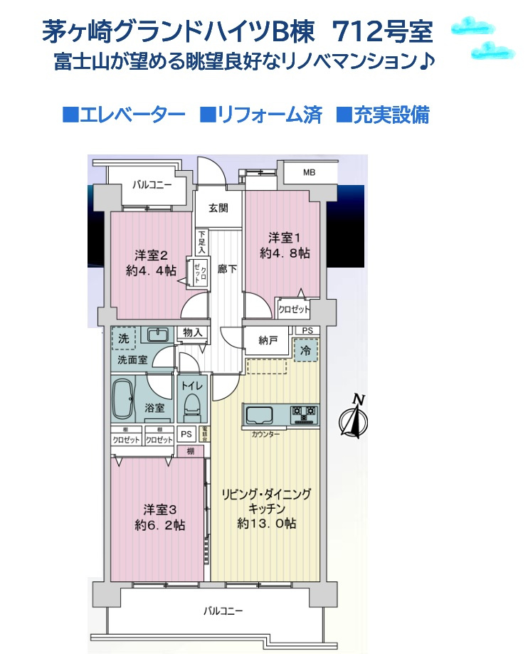 茅ヶ崎グランドハイツB棟