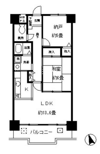 北梅田パーク・レジデンスの間取り