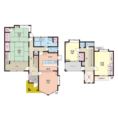 【間取り】 | 庄新町戸建