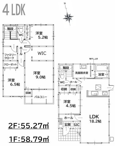 遠賀郡遠賀町大字今古賀5期の間取り