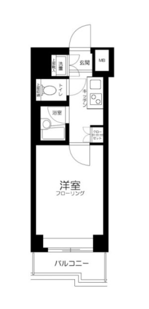 ルーブル武蔵小杉の間取り