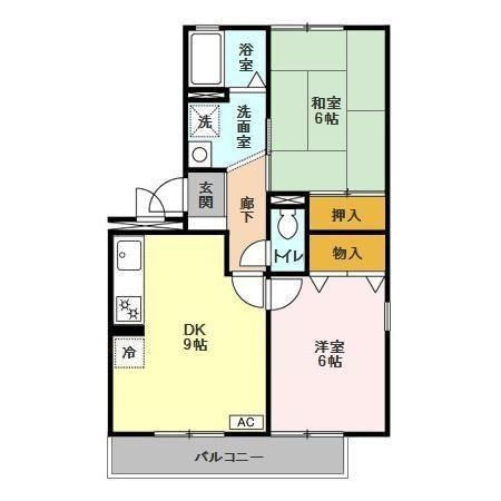 ハイカムールＮの間取り