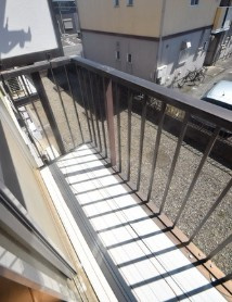 テラス坂戸Ａのバルコニー