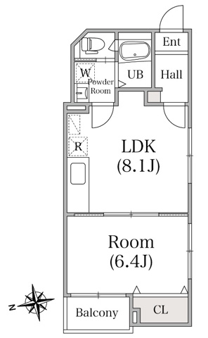 ベイホーム市川の間取り
