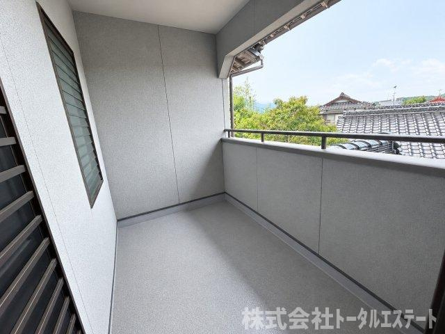 下関市豊浦町川棚　中古一戸建てのバルコニー