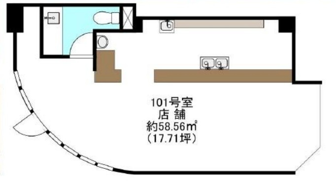 ホステルイン京都祇園の間取り