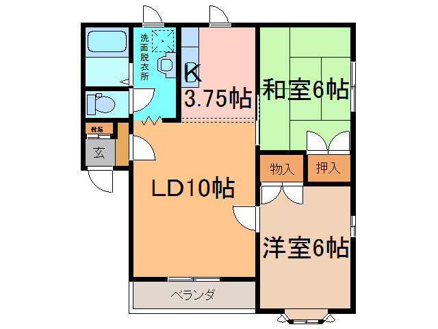 コンフォート16（北1丁目）の間取り