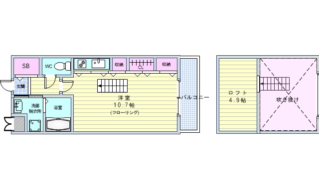 エターナル緑丘の間取り