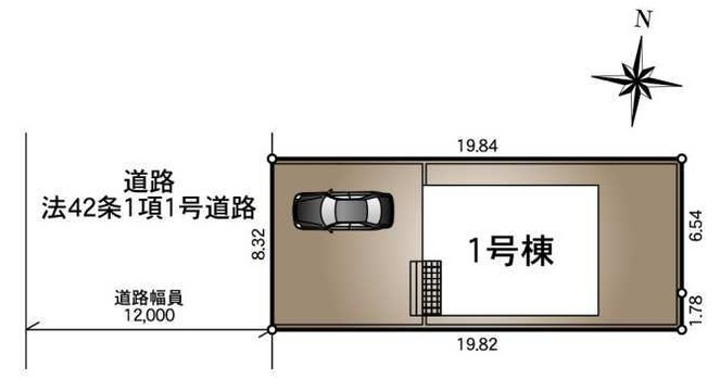 蓮田市西城　第４　全１棟の間取り