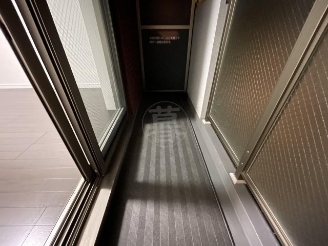 XEBEC池上Ⅱのバルコニー