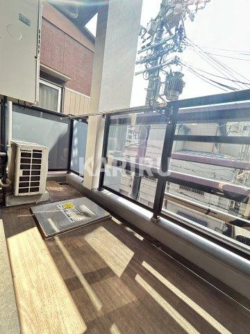 icube森ノ宮のバルコニー