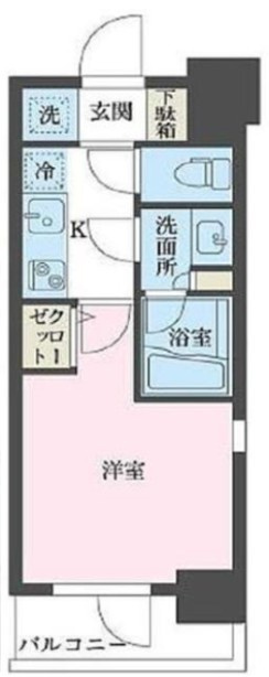 スパシエジーベック亀戸の間取り