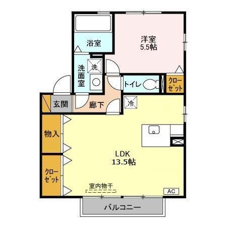 パークレジデンス　Ⅰ・Ⅱ Ⅰの間取り