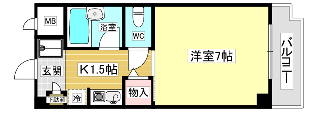 【間取り】 | アーバネックス西宮門戸