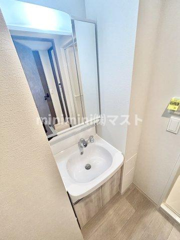 大阪市港区田中２丁目の賃貸マンションの独立洗面台