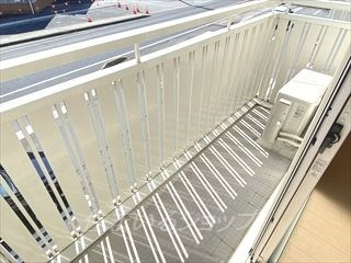 ベルデュール吉田　Ｂ棟のバルコニー