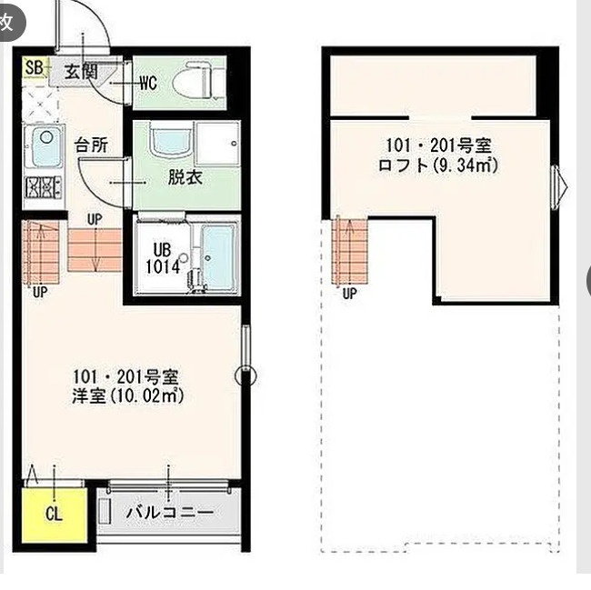 【間取り】 | Stage竹下 | 広さや収納の配置など、ぜひご確認ください。反転の場合あり。現況を優先します。
