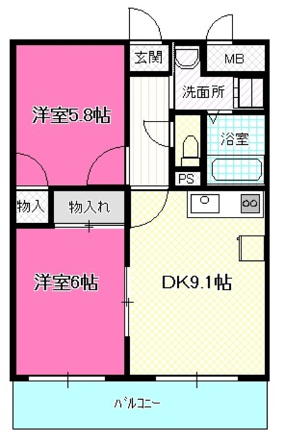 クラロ池之表の間取り