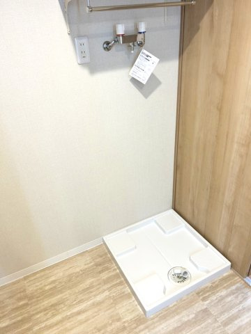 妙法寺駅前住宅のランドリースペース|洗濯機置場