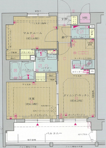 エステムプラザ京都河原町通の間取り