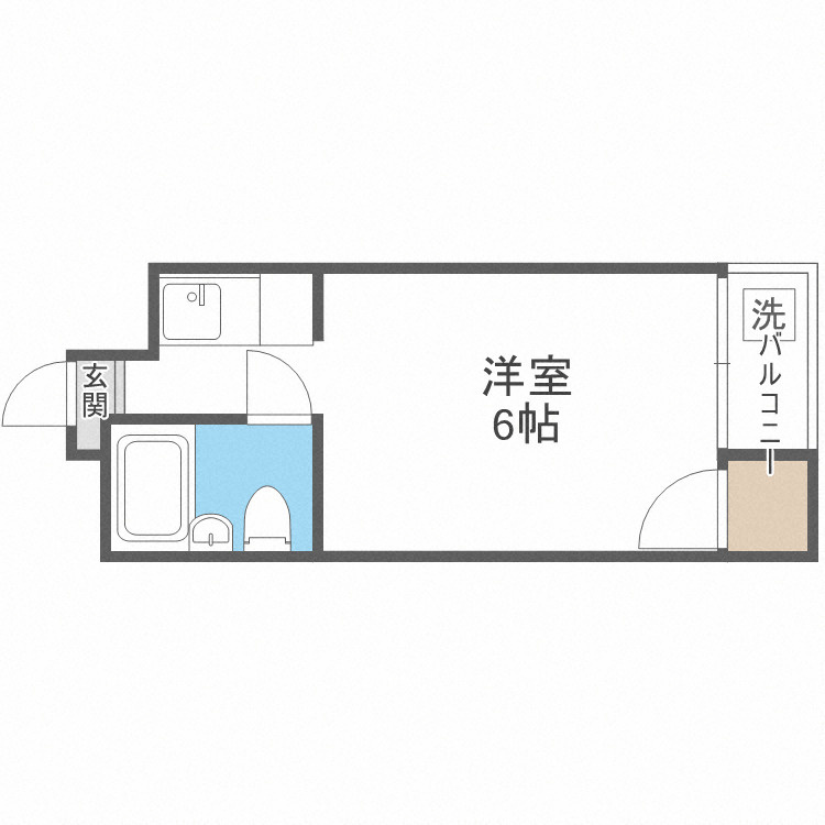 バードヒル古川橋の間取り