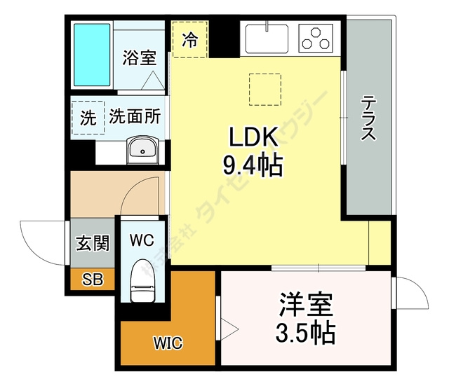 ｋｒｏｎｅ　Ｖの間取り|間取り図です。