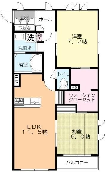 プリュマージュテラスの間取り
