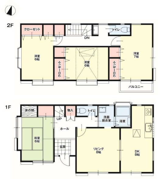 桶川市上日出谷南　２期　中古戸建の間取り|桶川市上日出谷南　２期　中古戸建・4LDK・土地面積108.58m2・建物面積101.02m2