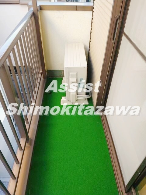 メープルハイツのバルコニー
