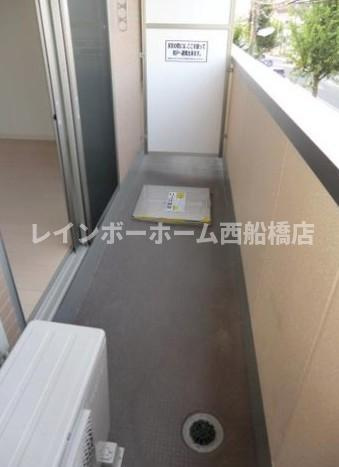 ソレイユ津田沼のバルコニー