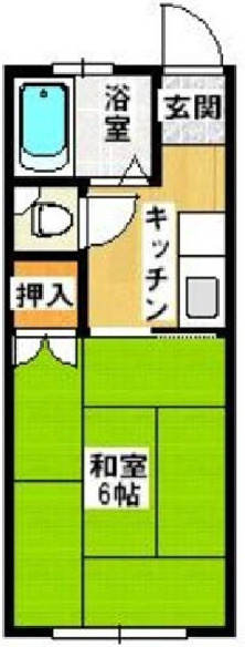 コーポ森永【キャッシュバック対象物件】の間取り