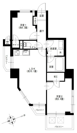 【間取り】 | ライオンズマンション旗の台
