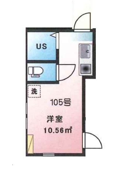 渋谷区笹塚３丁目のアパートの間取り