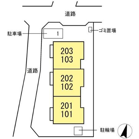 フルーレの区画図