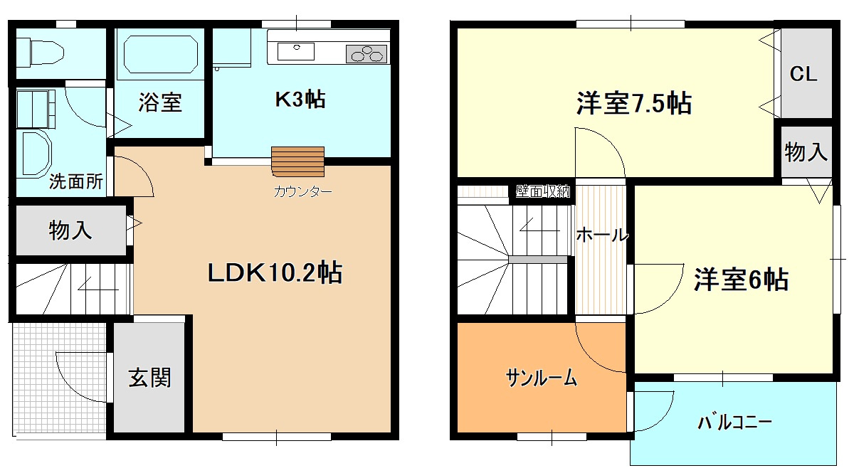 ヴェールトワの間取り