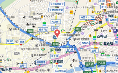 【地図】 | エスリード福島駅前第２