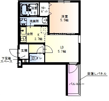 【間取り】 | フジパレス東淡路Ⅱ番館