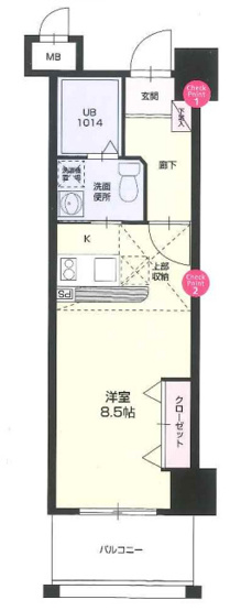 【間取り】 | No.67 BENEFIT21博多