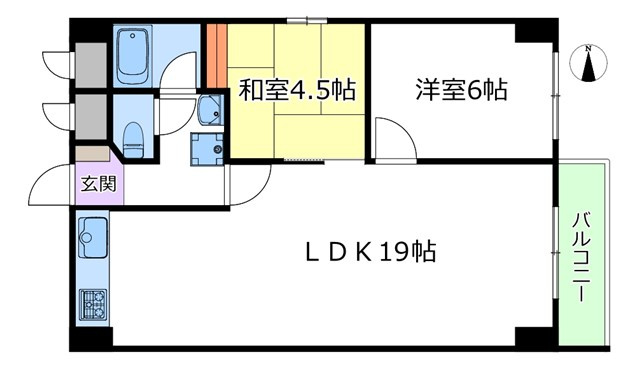 【間取り】 | 南千里ローズヴィラ | エイブルにて取扱い可能な住宅ローンは、全部で10種類以上！お客様にピッタリの住宅ローンを当社のFPよりご案内させて頂きます。住宅ローンのご相談だけでも、お気軽にご相談下さいませ。