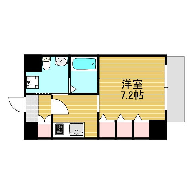 セントアミー東三国の間取り