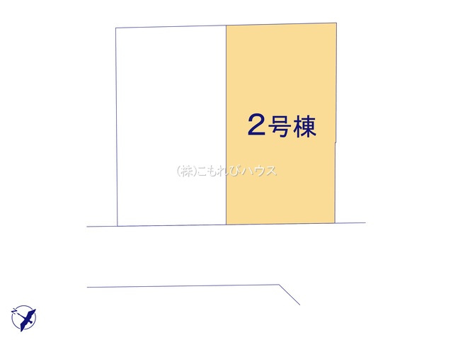 上尾市上　34期　新築一戸建て　グラファーレ　02の区画図|2号棟