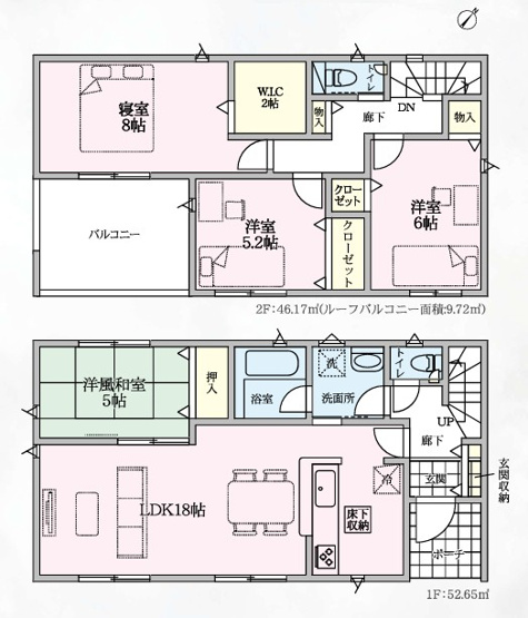 【間取り】 | CRADLE GARDEN鴻巣市人形 第1　新築住宅 | ≪3号棟≫