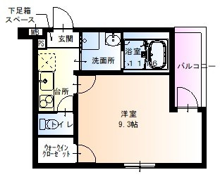 尼崎市塚口本町２丁目のアパートの間取り