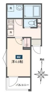 MELDIA八広Ⅳの間取り