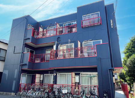 東京都大田区新蒲田　ドルフ新蒲田の外観