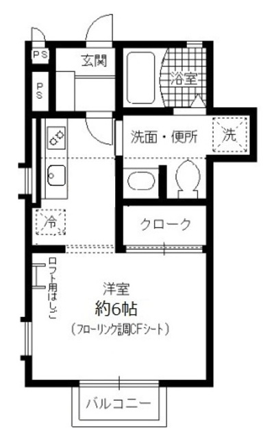 フォークストンコートの間取り|間取りです。