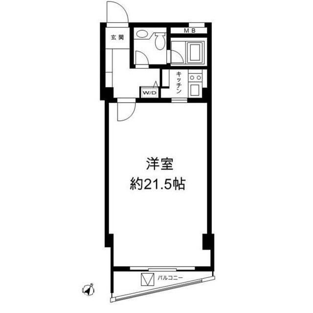 Ｈ＆Ｍ南青山　ＥＡＳＴの間取り