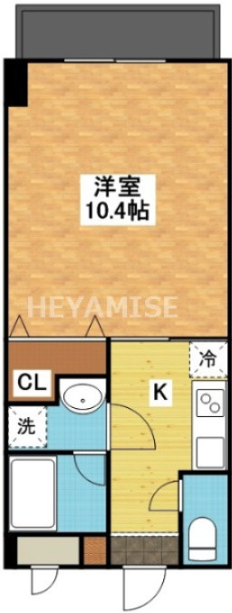 ブランドール大井手の間取り